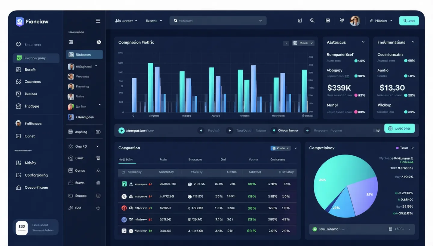 InsytVex platform dashboard showing scenario comparison panel